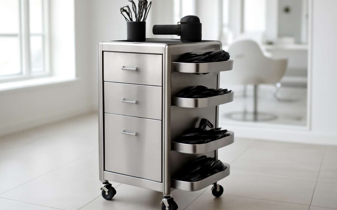 Upgrade your beauty workspace with a salon equipment rolling cart that boosts efficiency