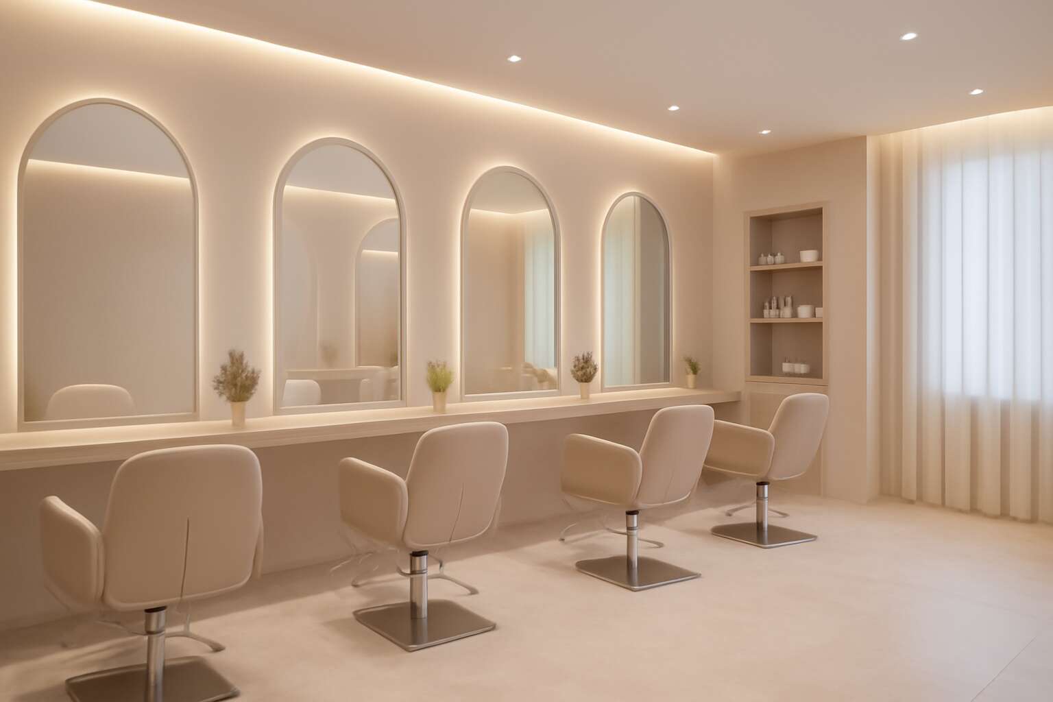 beauty salon panorama