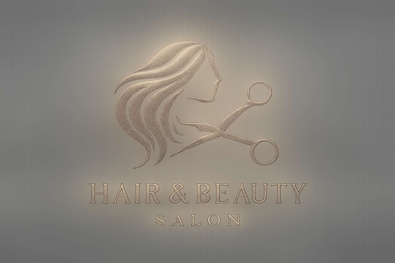 hair and beauty salon logo