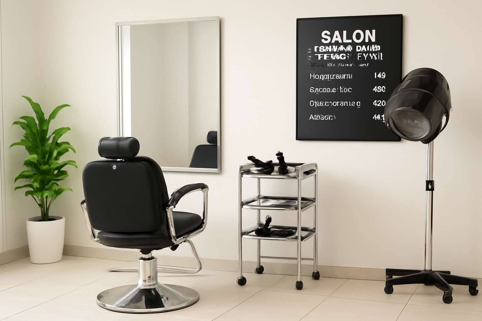 salon equipment in zambia price list