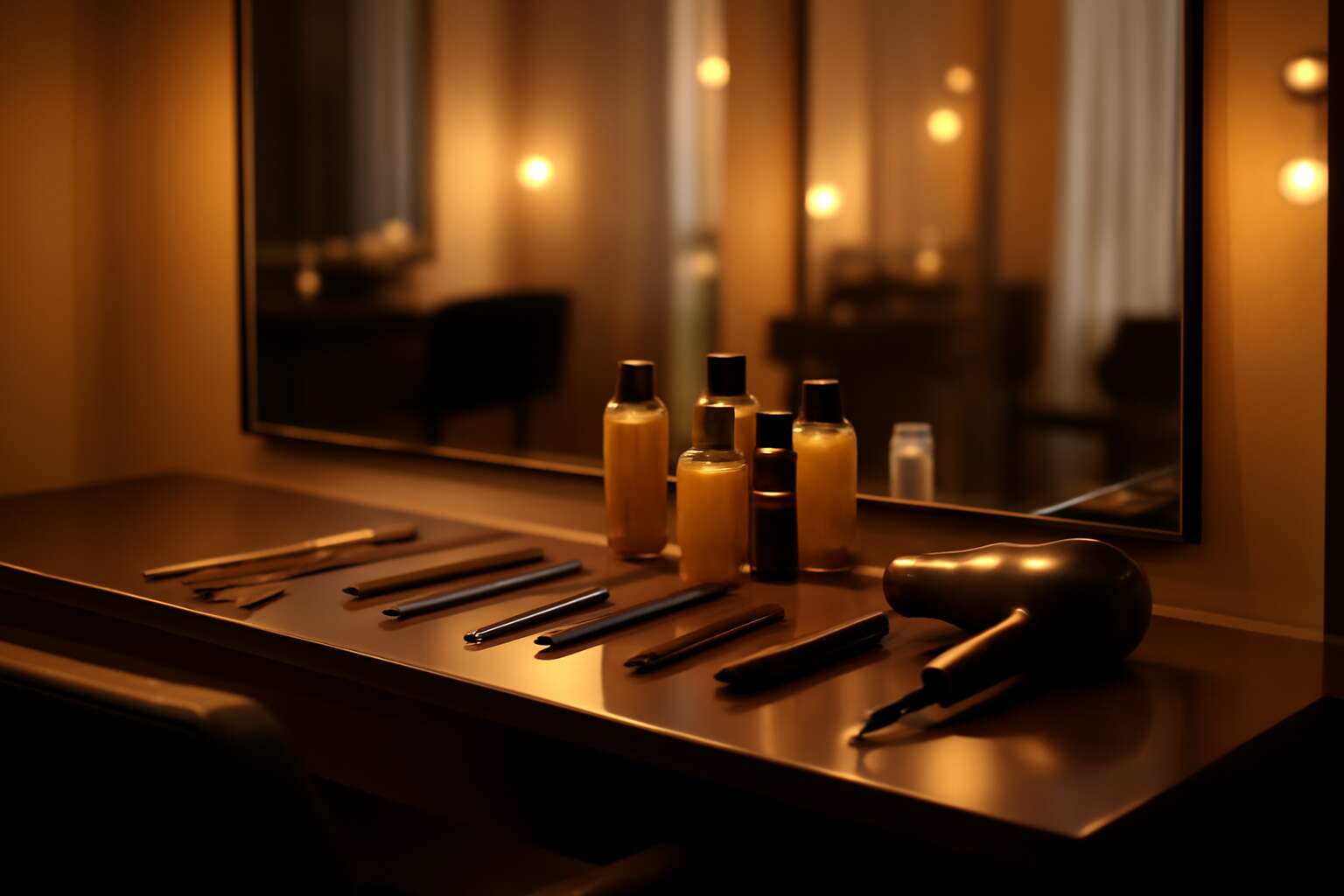 salon equipment background