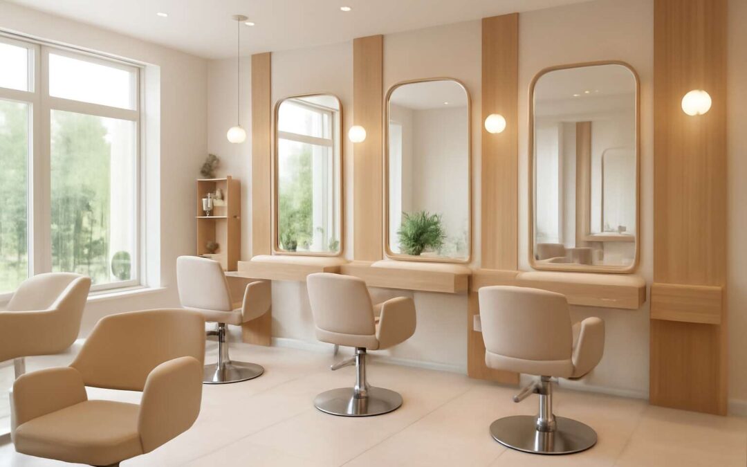 Create a Luxe Space with hair beauty salon design: Bold, Bright, and Inviting.