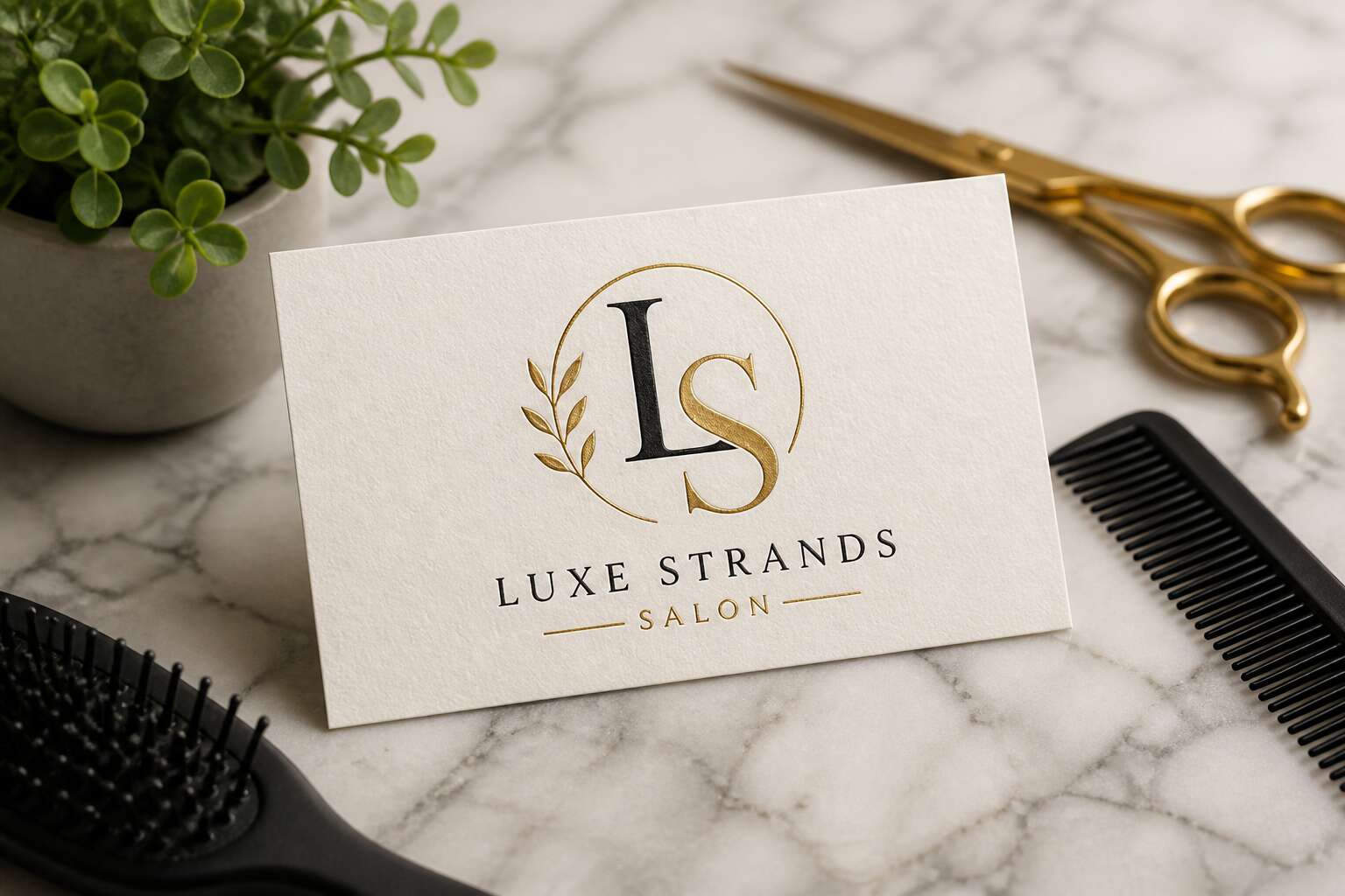 logo for hair and beauty salon